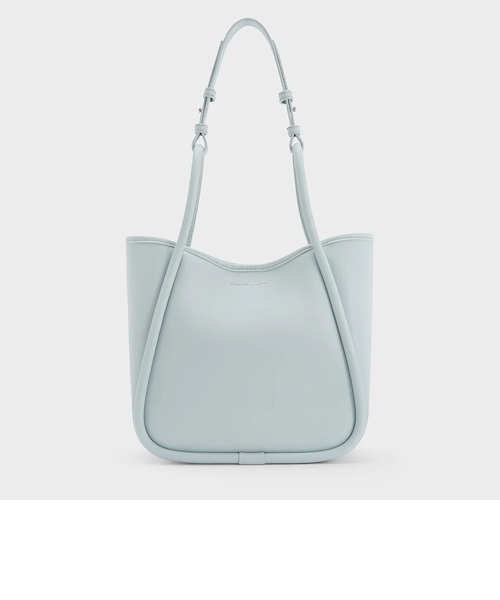 CHARLES & KEITH Lyla ミニライラ チューブラートートバッグ Lyla ミニライラ チューブラートートバッグ - Taupe | CHARLES