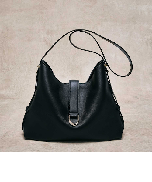 CHARLES & KEITH◆Gabine レザーベルトホーボーバッグ◆送料込 CHARLES & KEITH Gabine ガビーヌ レザーベルトホーボーバッグ