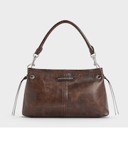 Noane ノアン クリンクルエフェクトドロウストリングトップハンドルバッグ