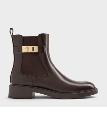 Lando ランド メタリックアクセントチェルシーブーツ