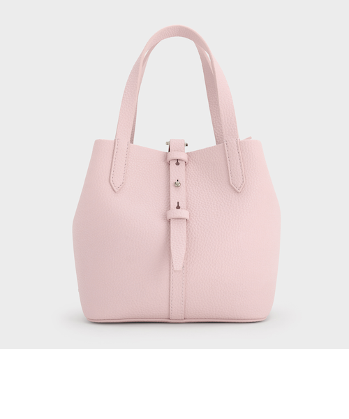 Beryl ベリル リサイクルレザーバケツバッグ ピンク Beryl ベリル リサイクルレザーバケツバッグ｜チャールズ＆キースの