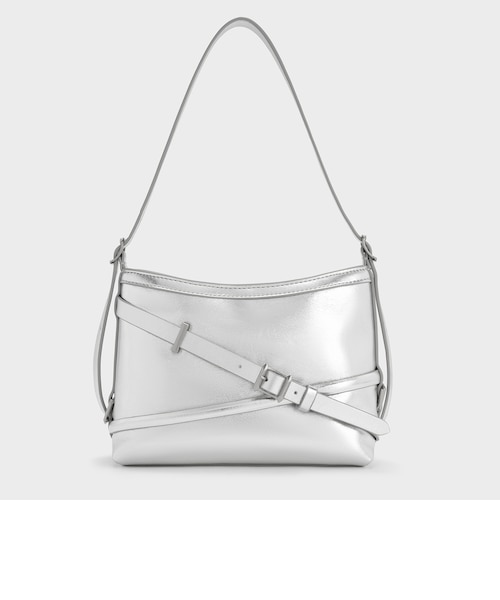 希少❗️SILVER950 ベルトバックル約25.6g彫金師　三井義夫作　【双魚】 フローラルバケツバック / Floral Bucket Bag｜チャールズ＆キースの
