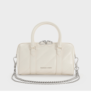 Philomena パネルチェーン ハンドルボウリングバッグ