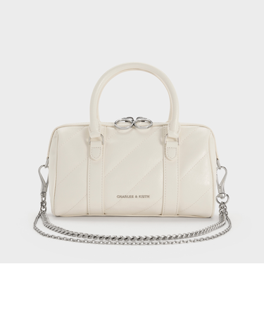 Philomena パネルチェーン ハンドルボウリングバッグ