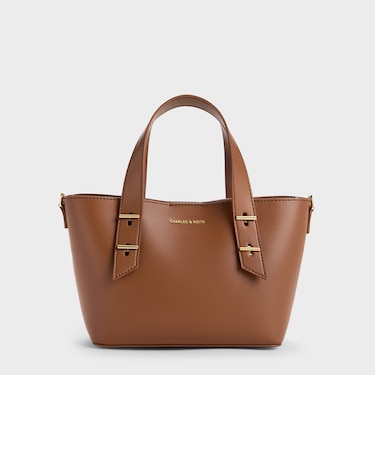 Shania ミニシャナイア ダブルハンドルトートバッグ