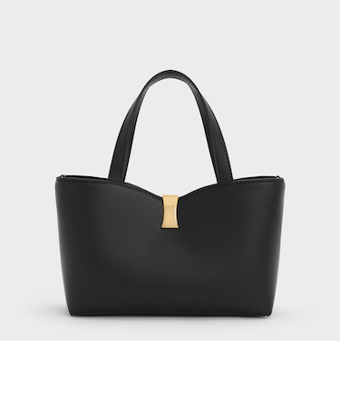 Lilibet リリベット メタリックアクセントトートバッグ