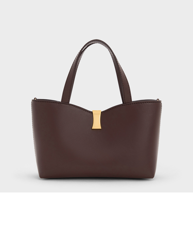 Lilibet リリベット メタリックアクセントトートバッグ