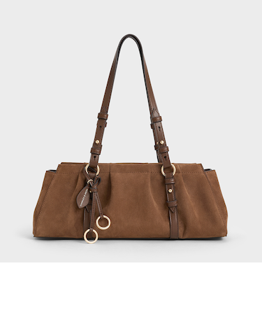 Britton ブリットン スエードルーシュドイロンゲイトショルダーバッグ