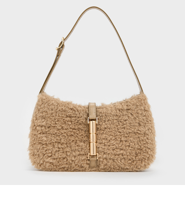 Cesia セシア フォーシアリング メタリックアクセントショルダーバッグ