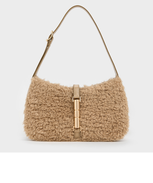 Cesia セシア フォーシアリング メタリックアクセントショルダーバッグ