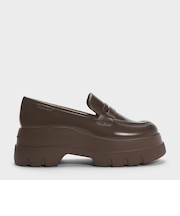 Leoi レオイ プラットフォーム ペニーローファー