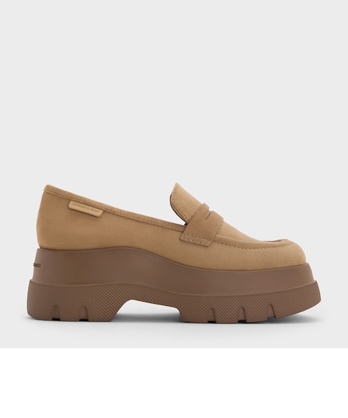 CHARLES&KEITH Leoi レオイ プラットフォームペニーローファー Leoi レオイ プラットフォーム ペニーローファー｜チャールズ＆キース