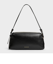 Deyna デイナ メタリックアクセント ダブルストラップショルダーバッグ