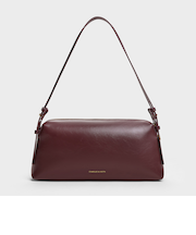 Deyna デイナ メタリックアクセント ダブルストラップショルダーバッグ