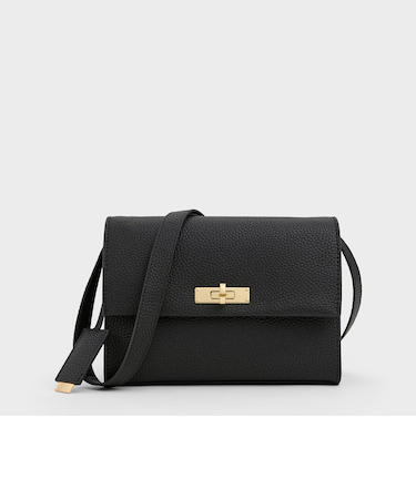 Chance チャンス レザー ターンロッククロスボディバッグ