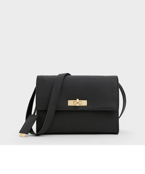 Chance チャンス レザー ターンロッククロスボディバッグ