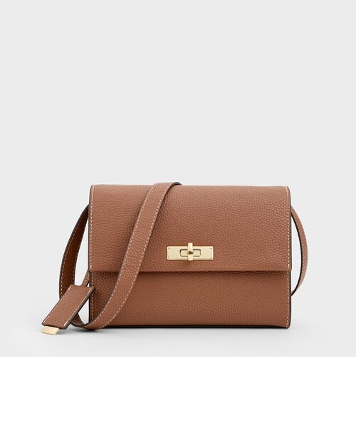 Chance チャンス レザー ターンロッククロスボディバッグ｜チャールズ