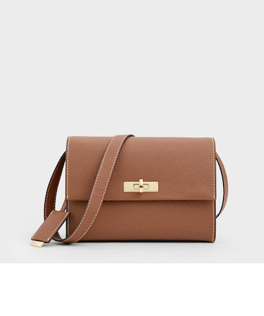 Chance チャンス レザー ターンロッククロスボディバッグ