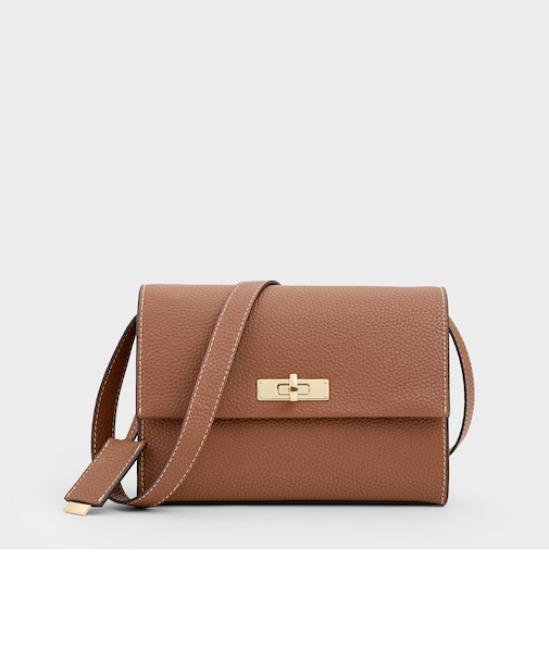 Chance チャンス レザー ターンロッククロスボディバッグ