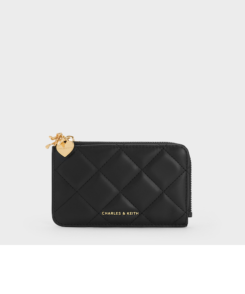 Arrietty アリエッティ キルトボウハートチャーム ジップアラウンド