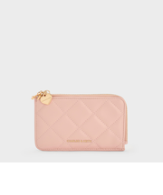 Arrietty アリエッティ キルトボウハートチャーム ジップアラウンドウォレット