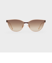 Ginny ジニー メタルリム キャットアイサングラス