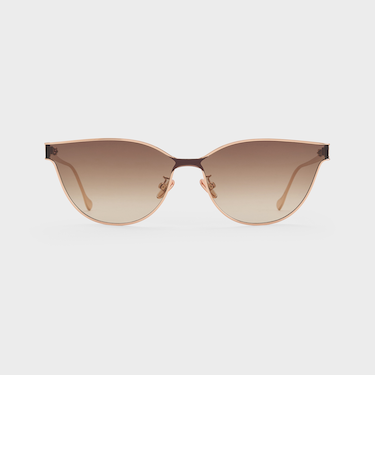 Ginny ジニー メタルリム キャットアイサングラス