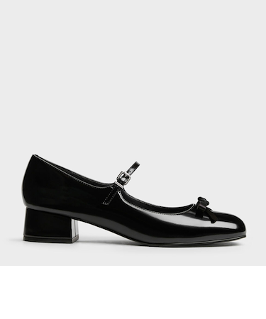 Kelis ケリス ローズボウメリージェーンパンプス