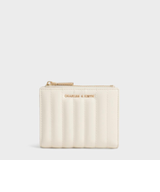 Donna ドンナ クリンクルエフェクトパネルトップジップウォレット