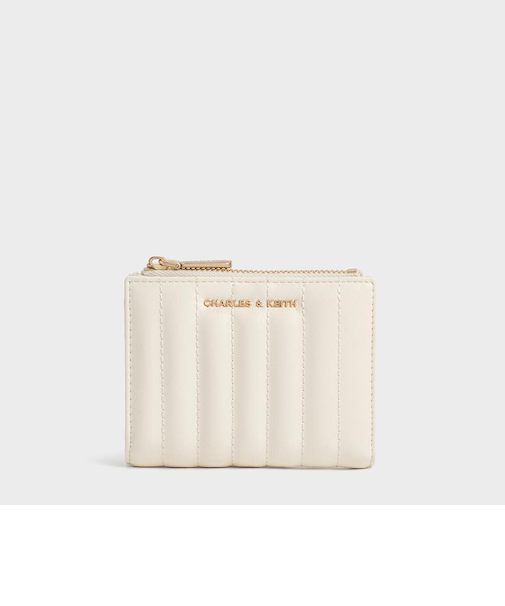 Donna ドンナ クリンクルエフェクトパネルトップジップウォレット