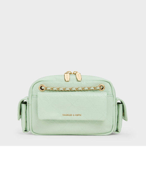 Duo ドゥオ キルトクロスボディーバッグ｜チャールズ＆キースの通販