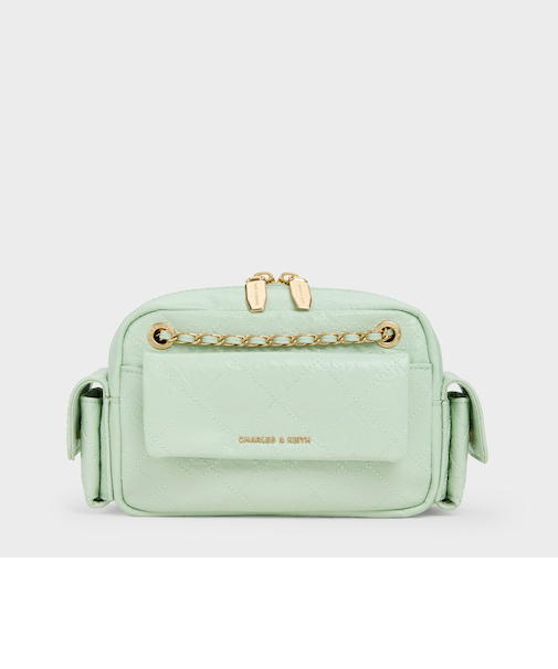 Duo ドゥオ キルトクロスボディーバッグ