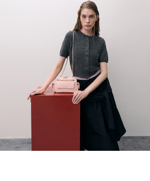 Duo ドゥオ キルトクロスボディーバッグ｜チャールズ＆キースの通販