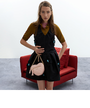 Paffuto パフート キルトハートクロスボディバッグ