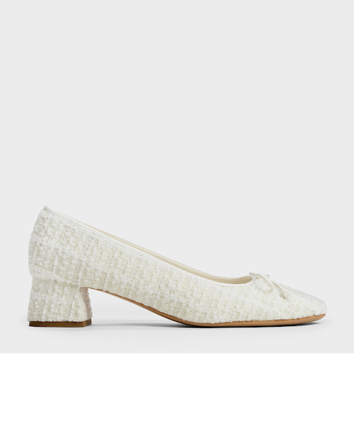 ボウバレエパンプス