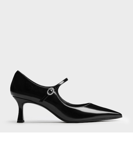 ポインテッドメリージェーンパンプス