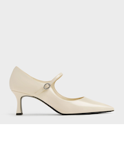 ポインテッドメリージェーンパンプス