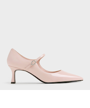 ポインテッドメリージェーンパンプス