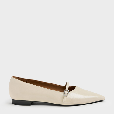 ポインテッドバックルストラップ フラット