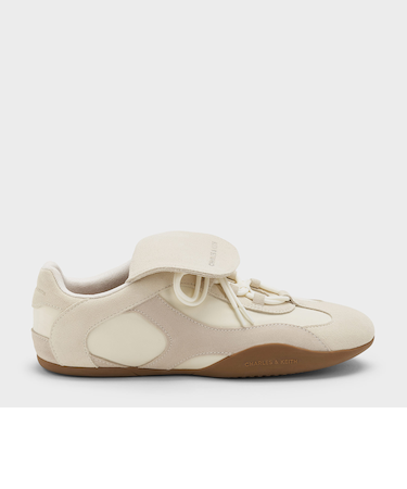 ナイロンスエード トップフラップスニーカー