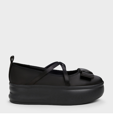 Brantley ブラントリー ポリエステル プラットフォームメリージェーン