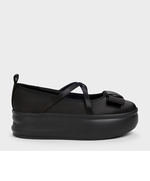 Brantley ブラントリー ポリエステル プラットフォームメリージェーン