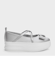 Brantley ブラントリー ポリエステル プラットフォームメリージェーン