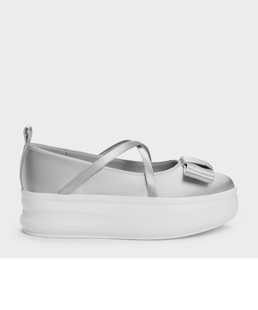 Brantley ブラントリー ポリエステル プラットフォームメリージェーン