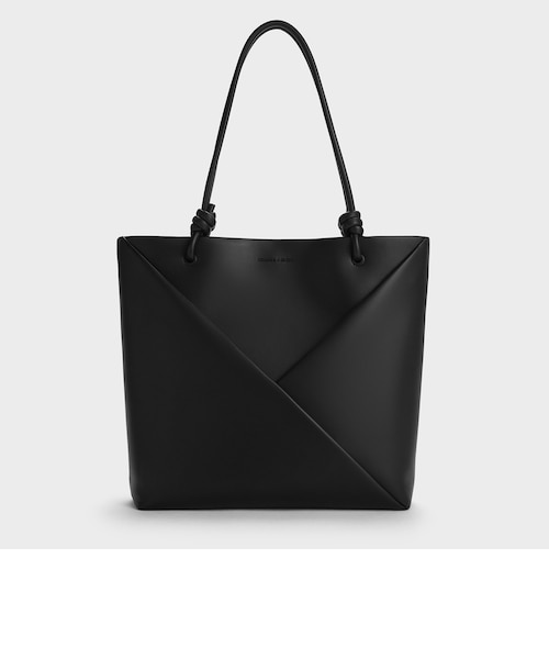 【CHARLES&KEITH】ジオメトリック トートバッグ CHARLES & KEITH◇Midori ジオメトリックトートバッグ◇送料込