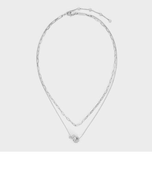 Sable セーブル ロープノット ダブルチェーンネックレス