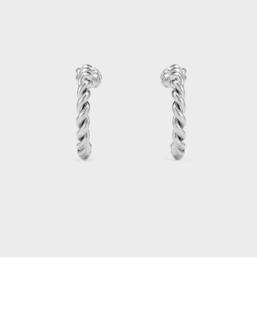 Sable セーブル ロープノットフープピアス