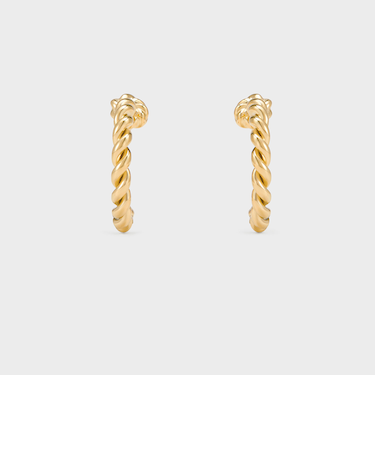 Sable セーブル ロープノットフープピアス