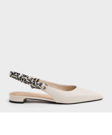 Tayari ティアリ レザースリングバックフラット