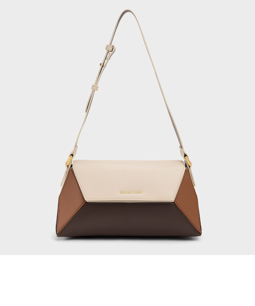 Nasrin ナスリン  フォースエードカラーブロック ショルダーバッグ